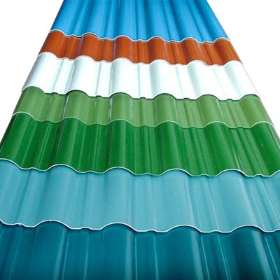 China Galvanized Corrugated Iron Sheet Tile Corrugated Type Container Plate / House Roof / Roof Sheet for sale