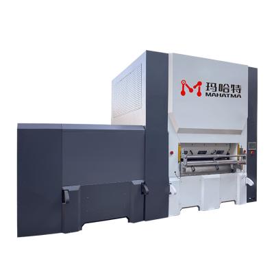 China Hotels MAHATMA Brand CNC High Precision Automatic 450mm Wide Leveling Machine For Thick Plates 8.0~20.0mm for sale