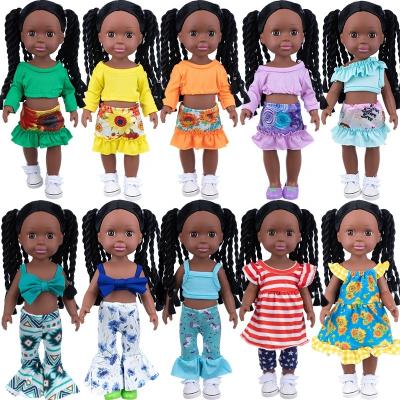 China China Manufacturer Factory 14inch Variable Braid Hair Plastic Black Dressing Doll for sale