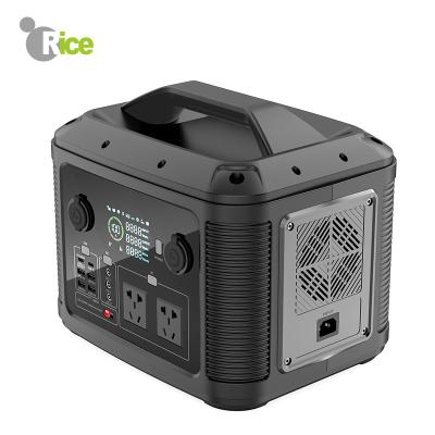 China Type C 1200W Outdoor Portable 336000 MAH Rechargeable Emergency Power Bank Camping Power Generator Central for sale