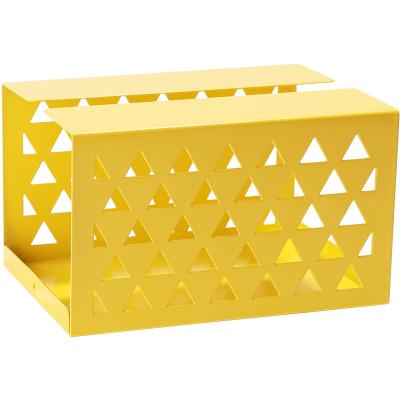 China Factory direct stocked luxury exquisite structure metal tissue box for sale