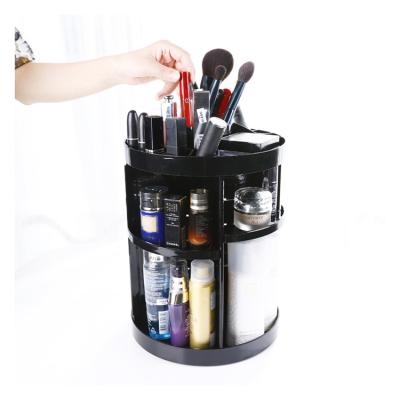 China Quality Guaranteed Viable Clear Plastic Makeup Dressing Cases Rotating Organizers for sale