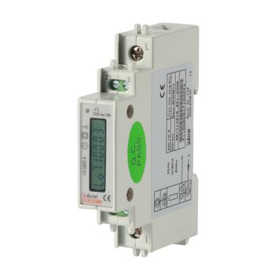 China Smart Management Din Rail Digital KWH Meter Single Phase Din Rail Energy Meter For Renewable Energy ADL10E for sale