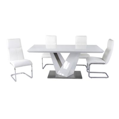 China Free Sample 6 (Height)Adjustable Chairs Dinner Room Furniture Dining 8 4 Formal Malaysia 12 Foshan Dining Table Set for sale