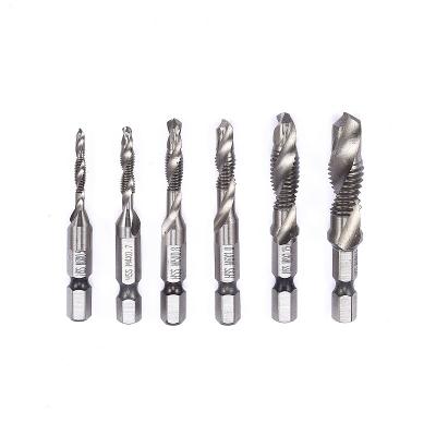 China Reliable And Accurate Metric Short HSS4241 Tap Bits HSS4241 Short High Speed ​​Steel Drill 6pcs Titanium Plated for sale