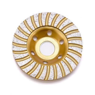 China Grinds 100-230mm Corrugated Grinding Wheel For Granite And Marble Stone Concrete 100-230mm for sale