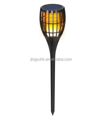 China Jinyuopto Lawn 96 LED Flame Torch Light Solar Garden Lamp Flashing Outdoor Lawn Villas Park Solar Torch Light for sale