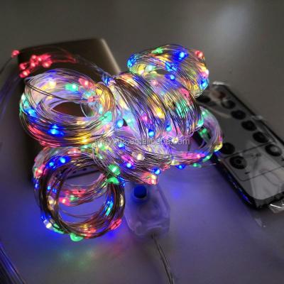 China Custom 300LEDs Window Fairy Lights Wedding Party Holiday RGB Indoor Outdoor Christmas Stake Lights LED Christmas Tree Lights for sale