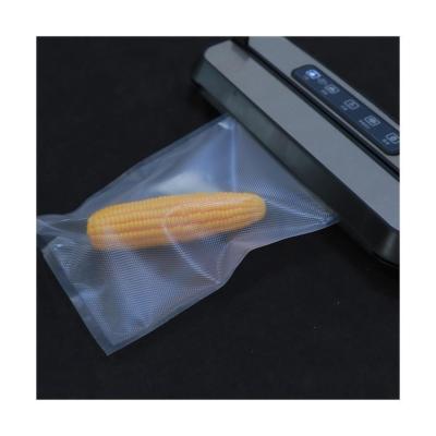 China Custom Logo Embossing Nylon Pe Clear Moisture Proof Vacuum Bag Embossed Plastic Pouches for sale