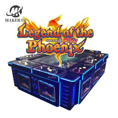 China Hot-selling IGS Ocean King 6 Player Legend of 3 Plus Phoenix Fish Game Table factory on sale MAKER-FG8-3 for sale