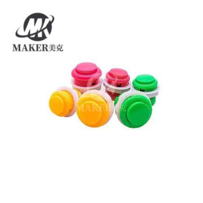 China Circular plastic push button without light for skill game machine for sale