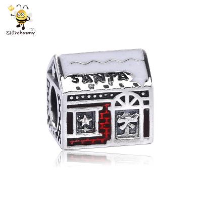 China Beads For Bracelet Making 925 Sterling Silver Jewelry China Making Supplier Sanda House 925 Silver Bracelet Charm Beads Christmas Gift To His And Her for sale