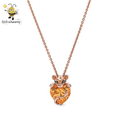 China Charm for bracelet making fashion Lion King Heart Pendant Charm of 925 jewelry 2019 site 925 girl jewelry Chinese silver women buying sterling silver bulk results for sale