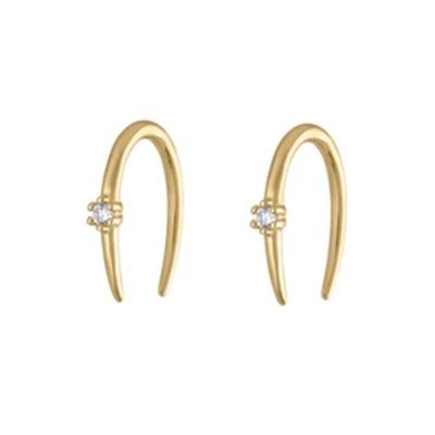 China 2019 Open Hoop Earrings Slovehoony Shooting Star Hoop Earrings Jewelry Earring Holder For Woman for sale