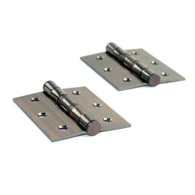 China Contemporary Hardware 4inch Butt Hinge Furniture Stainless Steel Iron Metal Chrome Plating Accessory Door Hinge for sale