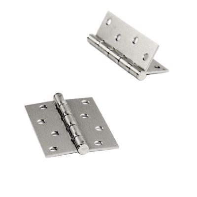 China Steel Furniture Door Hinges Iron Butt Hinge Metal Furniture Hardware Hinge Pivot Modern Accessory Ball Bearing for sale