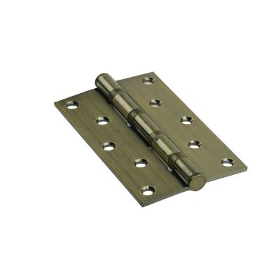 China Contemporary Supplier Customized Butt Hinge Stainless Steel Iros Ball Bearing Hing Antique Brass Plating Door Hinge for sale