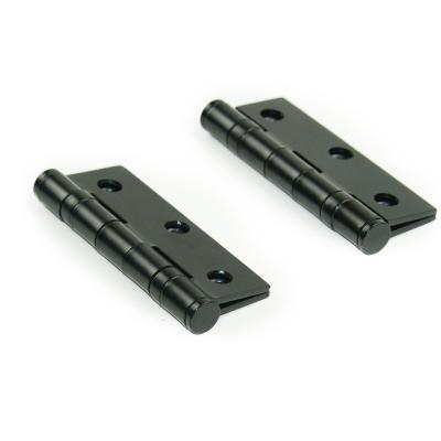 China 3*2*2 Contemporary 3 Inch Hinge Tip Black Hinge Ball Bearing Paint Wood Door Furniture Hinges for sale