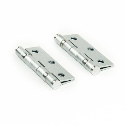 China Contemporary Hinge 3inch/3*2*2 Ball Bearing Iron Door Hinge Chrome Plating End Hinge for sale