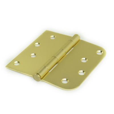 China Contemporary Door Hinge Golden 4*4*2.2 Butt Hinge for sale