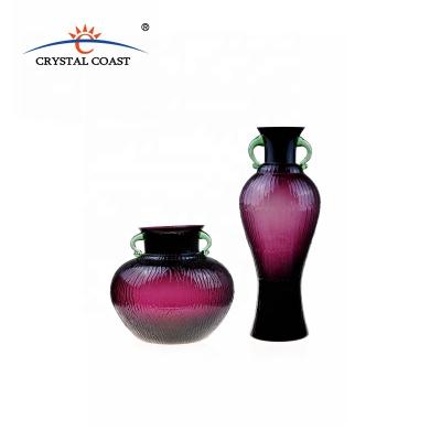 China China design classic home/wedding decoration flower glass vase for sale