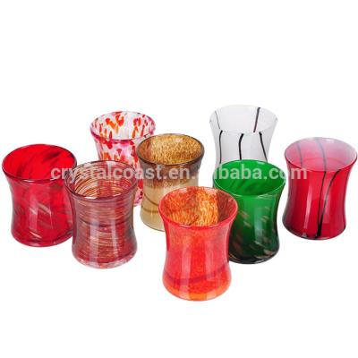 China HOLIDAY China factory supply hot popular glass candle holder with high quality for sale