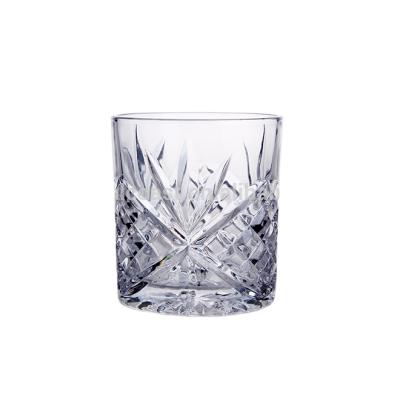 China 100% High Quality Old Fashioned Glass Drinking Glass Double Tumbler for sale