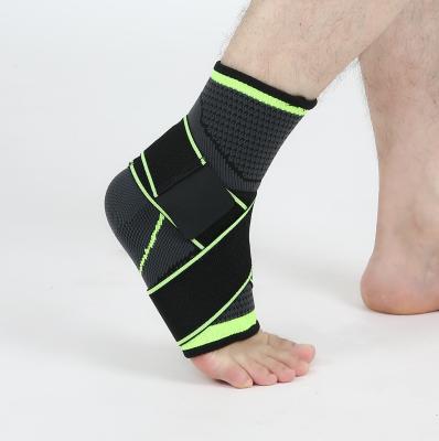 China Durable Ankle Support Brace Elastic Fitness Gym Bicycle Compress Wrap Sports Sleeve Pain Relief Foot for sale