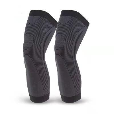 China Athletic Knee Sleeve Compression Sports Long Knee Pads , Full Leg Sleeve Knee Support Brace Pads Cycling Knee Brace for sale