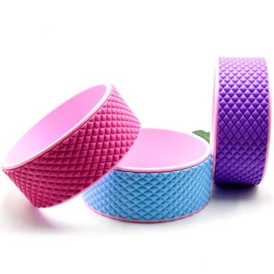 China Fashionable Yoga Slimming Wheel Custom Color Eco Friendly Gymnastic Rings Shaping Yoga Wheel for sale