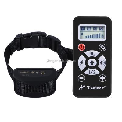 China New A+ Viable Trainer Pet Products 800Yard Remote Dog Train Collar With Anti Bark Control Collar for sale