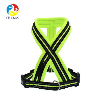 China Wholesale Reflective Dog Handler Puppy Weighted Vest Chest Pet Harness for Dog Pet Collars and Leashes Personalized Seat Belts for sale