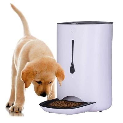 China 7L Capacity Automatic Smart Programmable Dog Food Dispenser Voice Recorder Automatic Pet Feeder For Dog Cat for sale