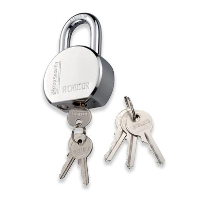 China Anti Rust Round Waterproof Solid Steel Padlock Home Solid Brass Same Locked Padlock Keye For Boxes for sale