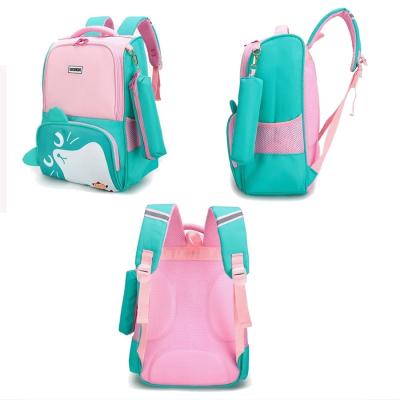 China Design For Make Up Large Capacity Cat Ears Children Oxford Kids Waterproof Backpack New Beautiful for sale