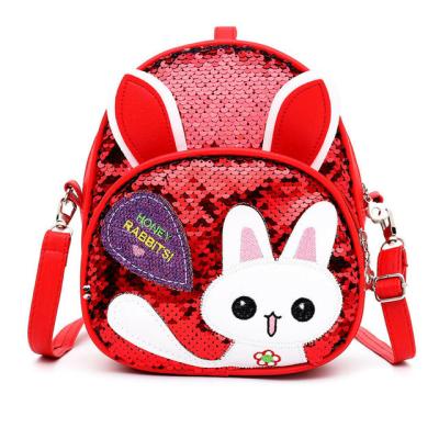 China Design For Make Up Children Cat Sequins Sequin Kids Backpack Lovely Baby Accessories Bling Bling 3D Cartoon Bag for sale