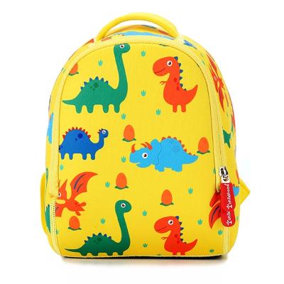 China Design For Make Up 2021 New Dinosaur For Boys And Girls Kindergarten Animals Creative Neoprene Kids Backpack for sale