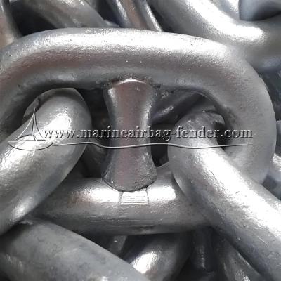 China High Strength Carbon Steel Offshore Chain  / Galvanized Fishing Chain for sale