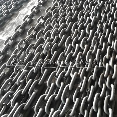 China Galvanized  Heavy Duty Mooring Chain Carbon Steel Bar Type for sale