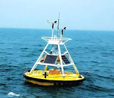 China Solar Powered Marine Buoy , Cylindrical Sea Buoy For Extreme Conditions for sale