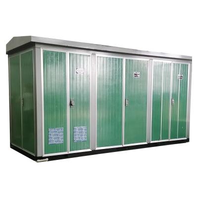 China Power Prefab Compact Packaged Outdoor Substation Cabinet 500kva 1000kva 2000kva Box Substation for sale