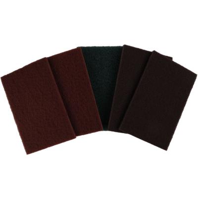 China High Quality Gray Green Industrial Scouring Pad Nonwoven Brown Polishing Sheet For Polishing for sale