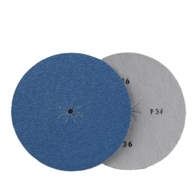 China Free Sample Metal 5inch 125mm Zirconium Fiber Disc With Sanding Machine for sale