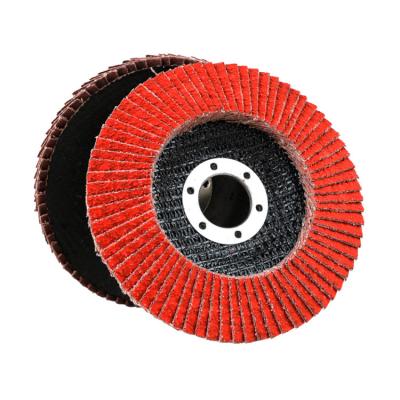 China Ceramic 150mm Stainless Steel Fin Abrasive Disc For Grinding Stainless Steel Metal Making Machine for sale