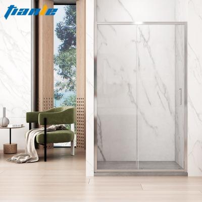 China Modern European High Quality Bathroom Designs Luxury Single Shower Enclosure Screens Enclosure Sliding Shower Glass Doors for sale