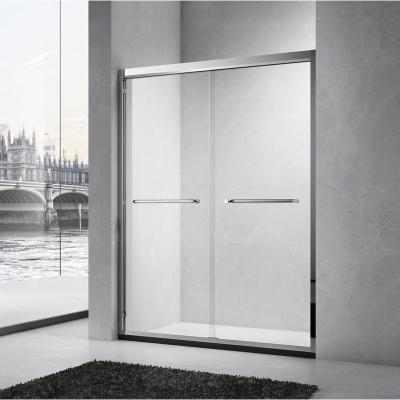 China Fashion 304 Stainless Steel Tempered Glass Shower Door Enclosure Modern Modern Shower Room for sale