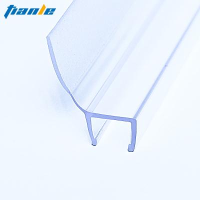 China Modern Shower Room Strips Shower Door Seal Bathroom 8mm Plastic Clear Magnetic Shower Seal Strip for sale