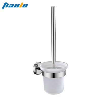 China Modern Contemporary Bathroom Stainless Steel Toilet Wall Mounted Freestanding Brush Holder for sale