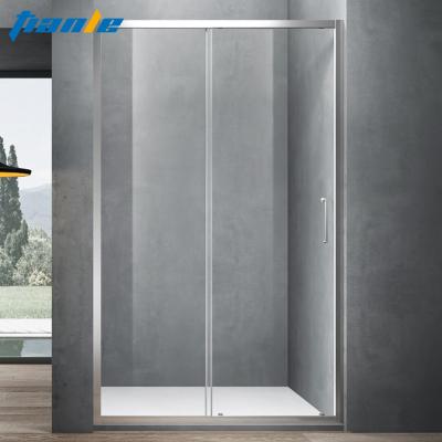 China Modern Cheap Price Aluminum Alloy Sliding Shower Enclosure Tempered Glass Corner Shower Rooms for sale