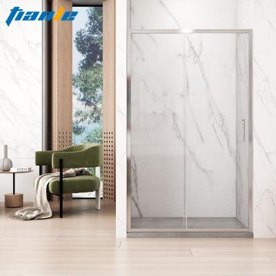 China Modern Custom Size Door Shower Enclosure Contemporary Minimalist Glass Shower Room for sale